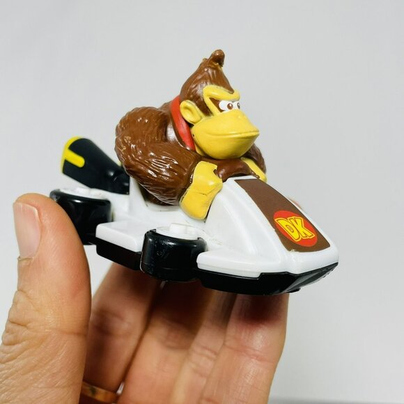Nintendo McDonald Dk Donkey Mariokart Figure Toy King Kong Kart Race Car Monkey - Picture 6 of 8